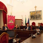 Conferenza stampa inaugurazione stagione 2023 Da sinistra Antonello Mattone, Laura Useri,Nanni Campus, Alberto Gazale (FOTO CASULA)